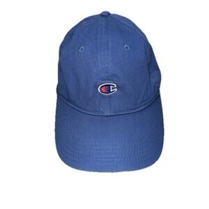 2019 Champion Strapback Adjustable Logo Unisex Cap Hat - Blue - Free Shipping